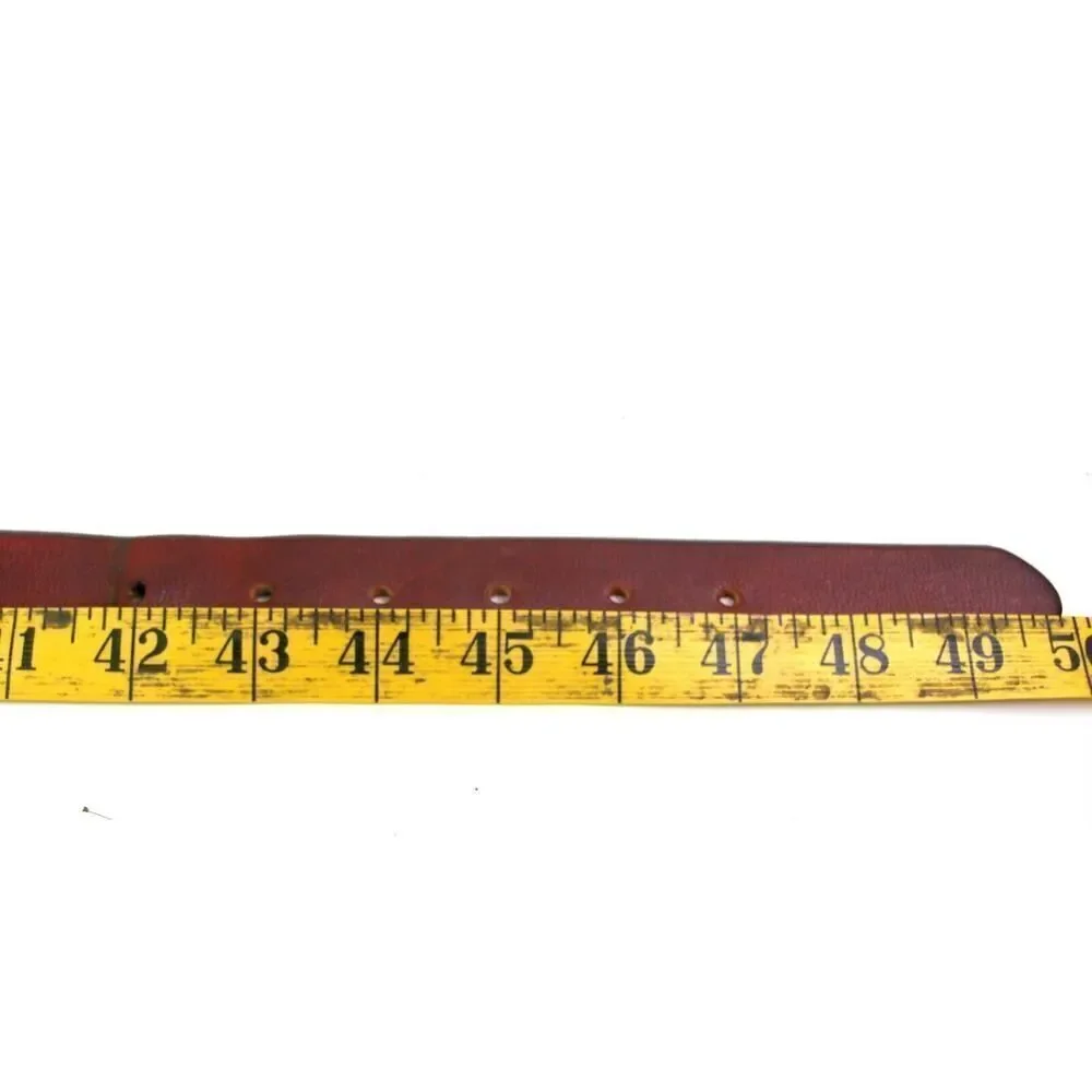 Eddie Bauer BROWN GENUINE LEATHER 1 1/8